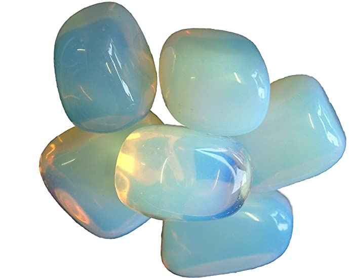 Natural AAA Grade Tumble Pebbles Stones for Reiki Healing Home Decoration and Vastu Correction Love Relationship and Financial Abundance, Wealth, Will Power and Prosperity Opalite